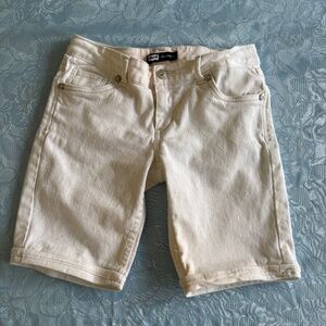 Levi’s White Denim Bermuda Shorts